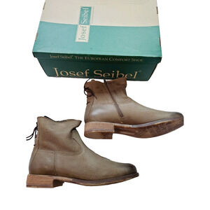 Josef Seibel Chukka Ankle‎ Boots Brown Distressed Womens US 11 / EU 42 SIENNA